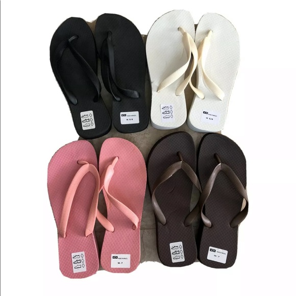 Women’s Wedge Rubber Flip Flops - Picture 1 of 2